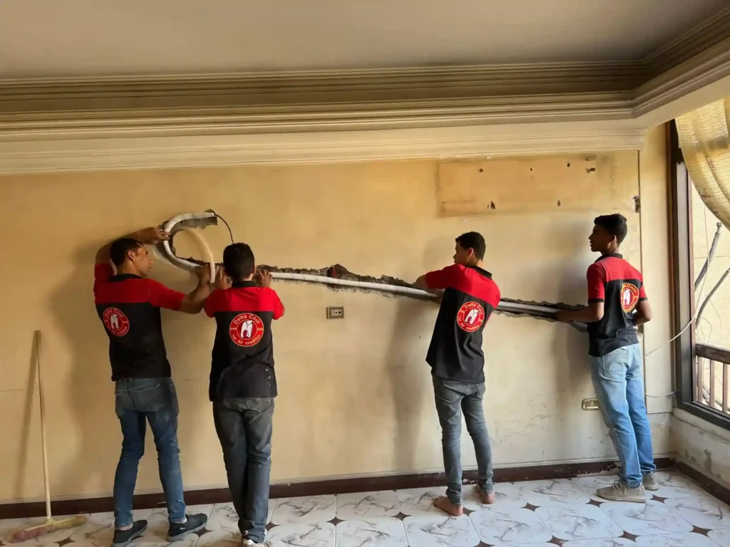 تاسيس مواسير التكييف